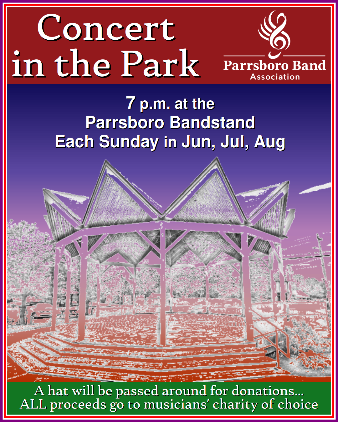 Concert in the Park - Sun, Jun.21st at 7pm